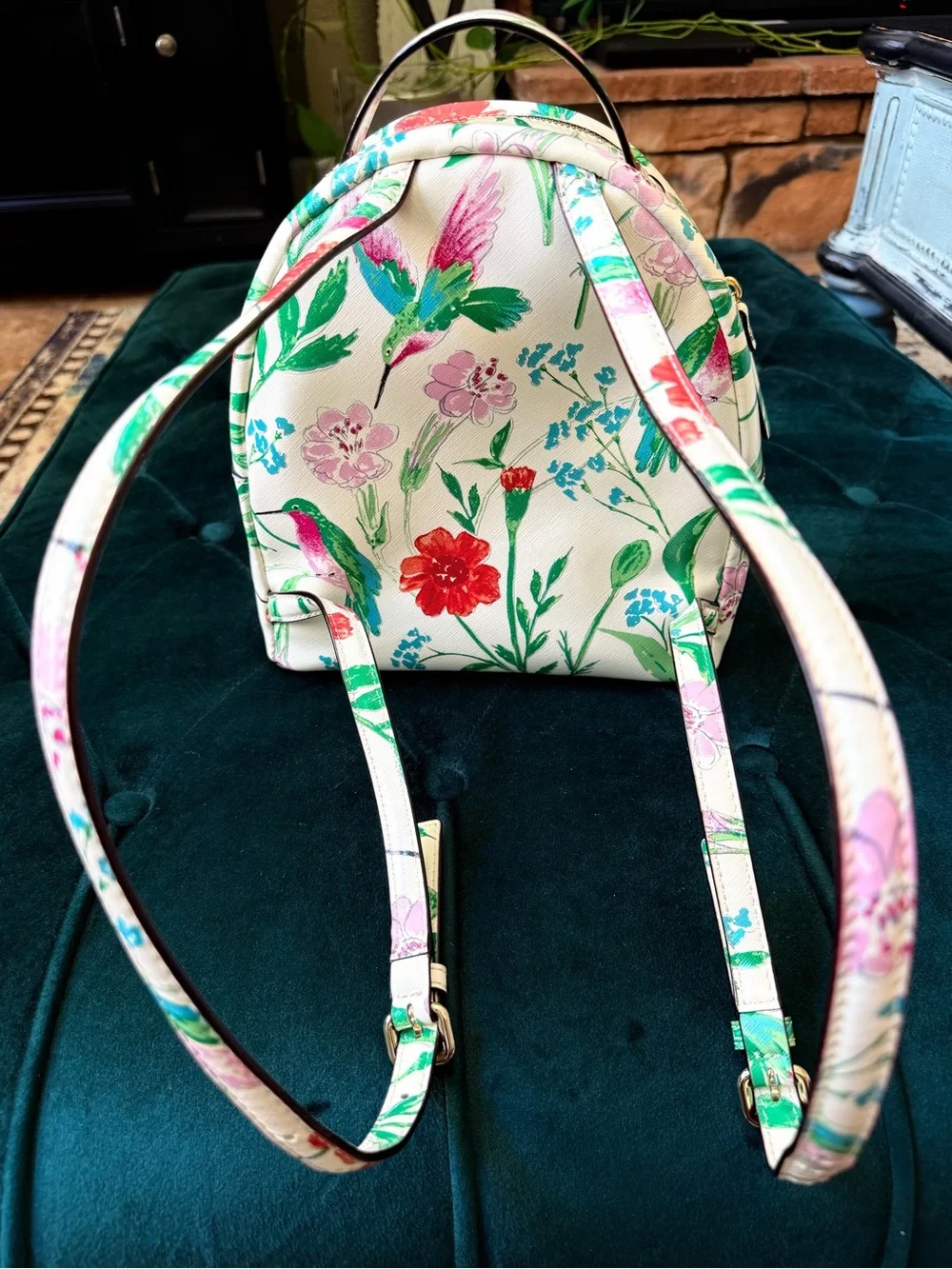 Kate Spade Laurel Way Hummingbird Floral Backpack